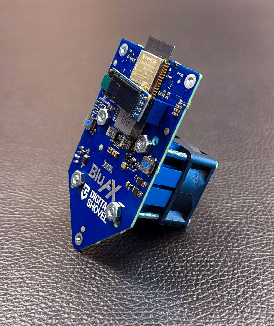 BluAX Standing Side View